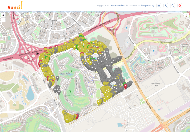 Suncil map