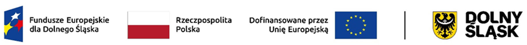 Fundusze Europejskie dla Dolnego Śląska, Rzeczpospolita Polska, Dofinansowane przez Unię Europejską, Dolny Śląsk
